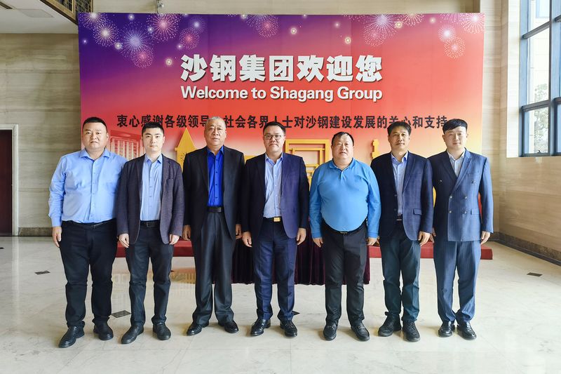 河南拓益智能起重机有限公司党委书记崔培军到访沙钢集团等企业进行学习交流